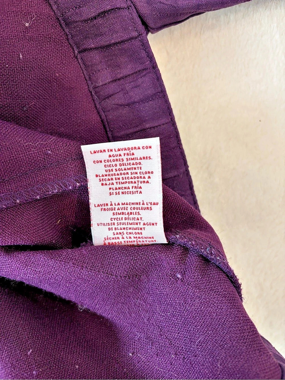 Ruby Rd. Purple Utility Jacket Size 12 #186 - Picture 7 of 7